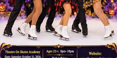 Halloween Adult Synthetic Ice-Skating Masquerade Ball