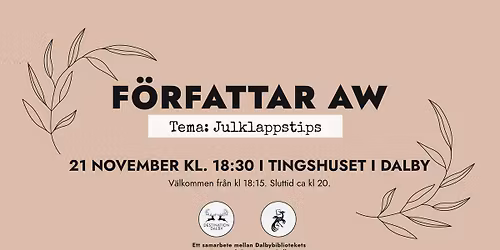 F\u00f6rfattarAW, Tingshuset i Dalby