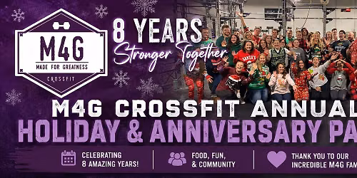 M4G Holiday and Anniversary Party!