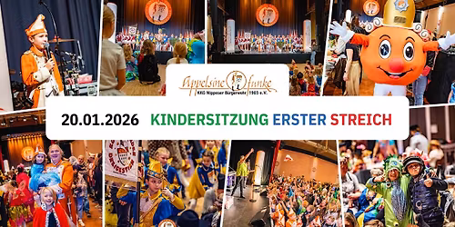 KINDERSITZUNG 2026 - ERSTER STREICH