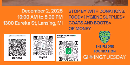 Giving Tuesday for the Fledge Foundation! 