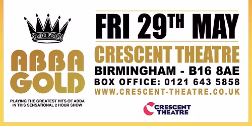 ABBA GOLD Live at Crescent Theatre Birmingham