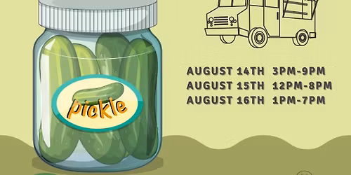 Get ready to relish the flavor at Pickle Fest! \ud83e\udd52\ud83c\udf89