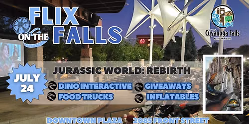 Flix on the Falls - Jurassic World: Rebirth - Downtown Plaza