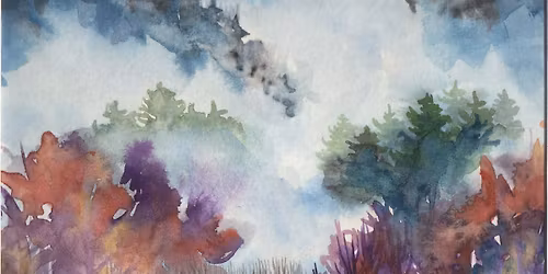 Evening continued beginner\u2019s watercolor class