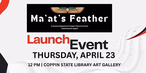 Coppin State English Program Launches Literary Magazine, Ma'at's Feather