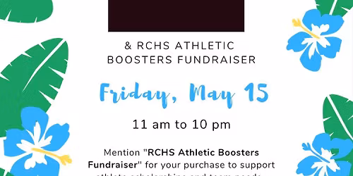Aloha Poke Fundraiser for RCHS Athletic Boosters