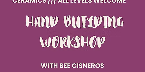 Hand building workshops with Air Dry Clay \/\/\/ Bee Cisneros