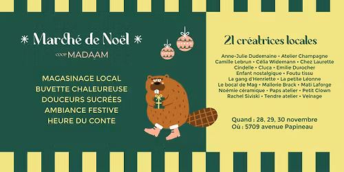 \ud83c\udf84 March\u00e9 de No\u00ebl - Coop MADAAM \u2728