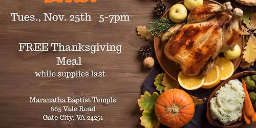 Community Thanksgiving Meal