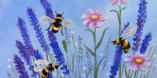 Lavender and Bumblebees in Belfair