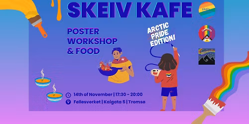Queer Caf\u00e9 \u2013 Arctic Pride poster workshop