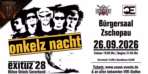 Onkelz Nacht Zschopau mit Exituz28