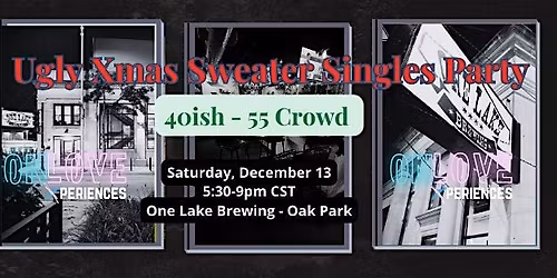 Ugly Xmas Sweater Party @ One Lake Brewing - Oak Park