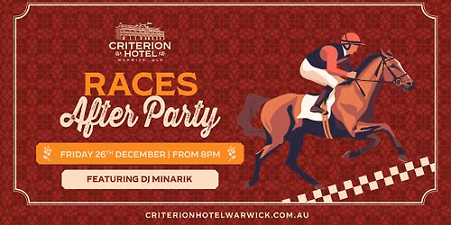 Boxing Day Races After Party | Criterion Hotel Warwick