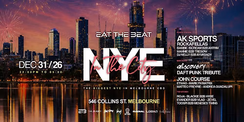 NYE 2026 | EAT THE BEAT