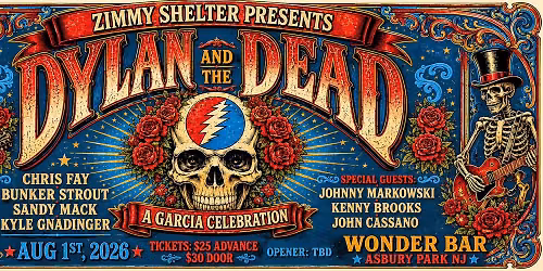 Zimmy Shelter performs Dylan and the Dead at the Wonder Bar!!!