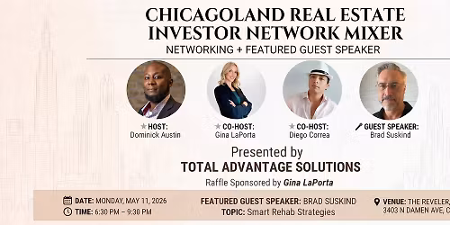 Chicagoland Real Estate Investors Network Mixer Roscoe Village | May 2026