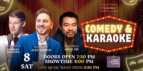 Comedy and Live Band Karaoke at The Iron Fairies