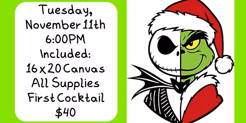 Paint & Sip The Grinch at Moe Joe's 