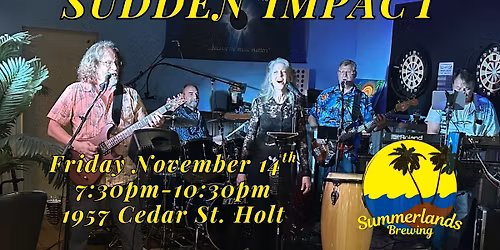 SUDDEN IMPACT live at Summerlands Brewing Company
