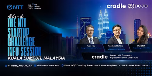 NTT Startup Challenge 2026 Info Session - Kuala Lumpur [ Malaysia ]