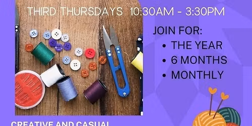 Fiber Friends at WMQFA - Third Thursdays!