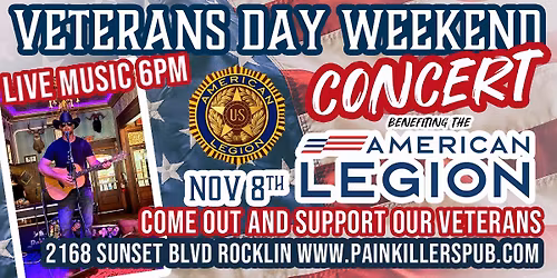 VETERANS DAY WEEKEND CONCERT: HELPING THE AMERICAN LEGION