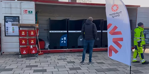 Mobil \u00e5tervinningscentral kommer till Drottningtorget