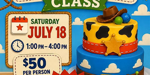Toy Story Cake Decorating Class