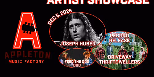 Driveway Thriftdwellers Record Release show featuring Joseph Huber and Feed the Dog Duo