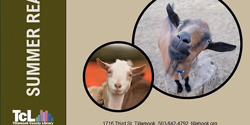 Goat Visit at Tillamook Library