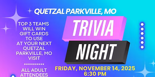 Quetzal's November Trivia Night!