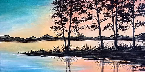 Paint and Sip: A Serene Sunset
