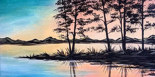 Paint and Sip: A Serene Sunset