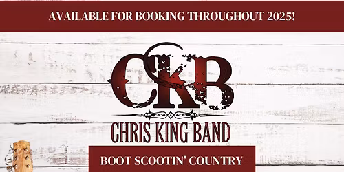 Chris King Band at The Wild Game in Evergreen Fri, Nov 7, 6 - 10