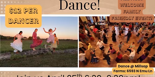 Contra Dance Fundraiser @Millsap Farm
