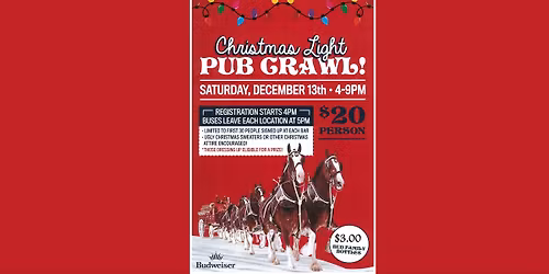Christmas Light Pub Crawl