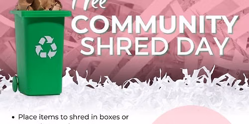 Free Community Shred Day
