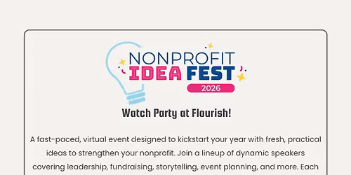 Nonprofit Idea Fest Watch Party