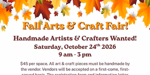 Fall Arts & Craft Fair