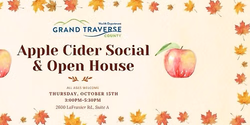 Apple Cider Social & Open House