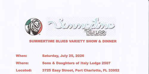 Summertime Blues Variety Show