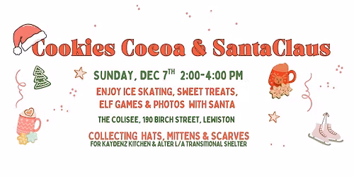 Cookies, Cocoa & Skating with Santa Claus