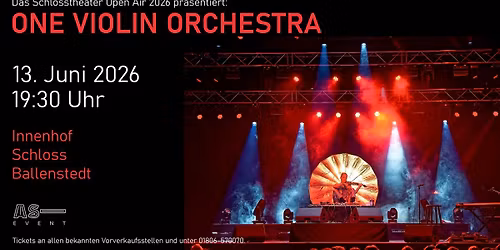 Schlosstheater Open Air 2026 | Nora Kudrajawizki | One Violin Orchestra - live in Concert