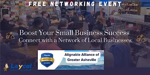 Asheville Alignable Alliance monthly FREE Networking Event