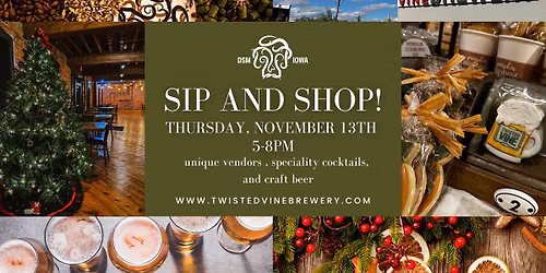 Holiday Sip & Shop