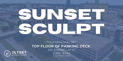 JETSET On The Mat: Sunset Sculpt