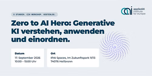Zero to AI Hero - Dein Einstieg in generative KI