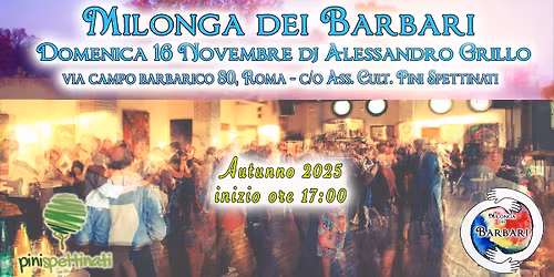Milonga dei Barbari - Dj Alessandro Grillo
